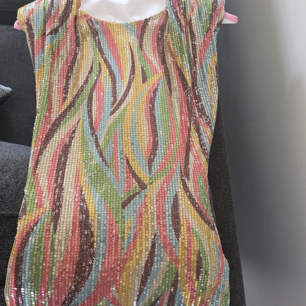 Fashion Nova Vibrant Sequin Midi Dress